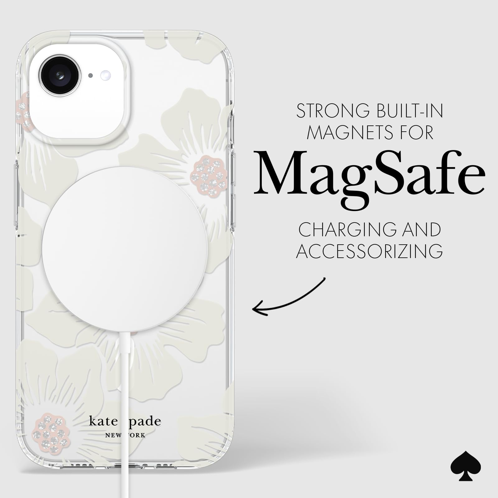 Amazon.co.jp: ケイト・スペード ニューヨーク iPhone 16E (2025) / 15